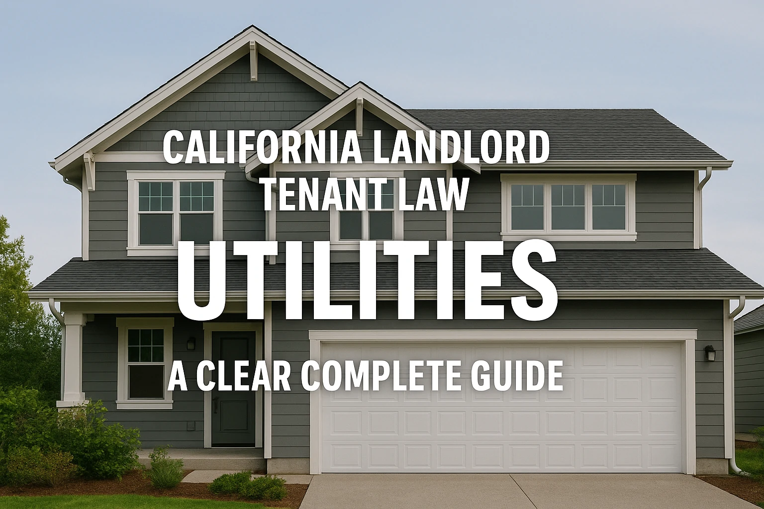 You are currently viewing California Landlord Tenant Law Utilities: A Clear Complete Guide