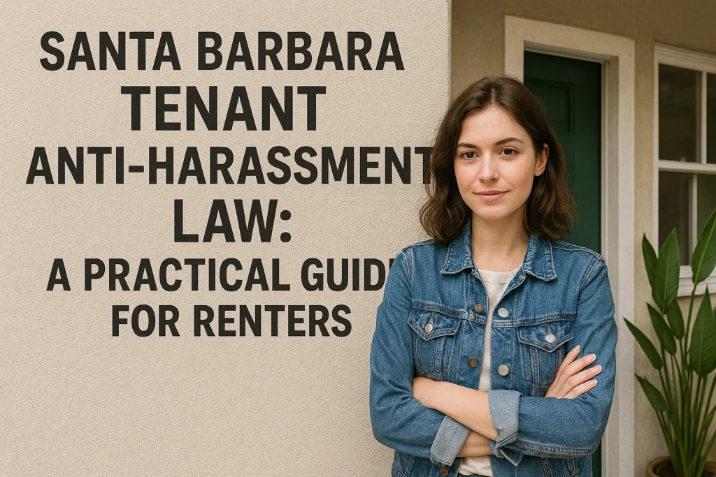 Santa Barbara Tenant Anti Harassment Law: A Practical Guide for Renters