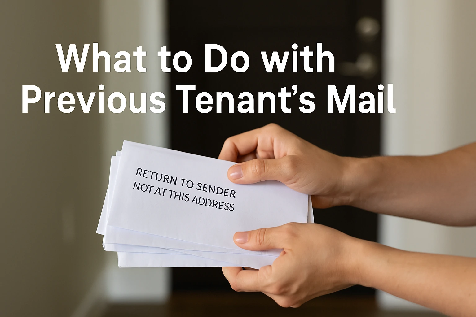 You are currently viewing What to Do with Previous Tenant Mail: A Simple Legal Guide