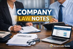 Read more about the article Company Law Notes for CA, CS, MBA, and Business Owners: Learn the Core Rules