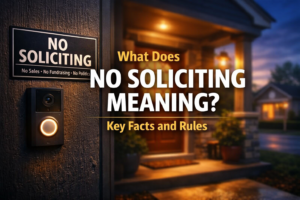 Read more about the article What Does No Soliciting Meaning? Key Facts and Rules