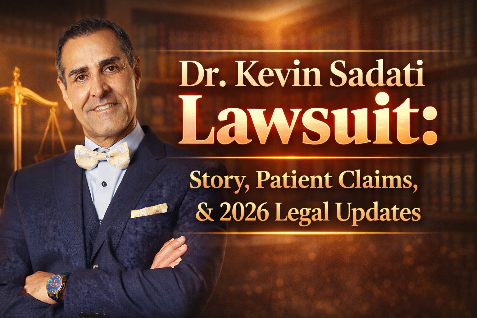 You are currently viewing Dr. Kevin Sadati Lawsuit: Story, Patient Claims, & 2026 Legal Updates